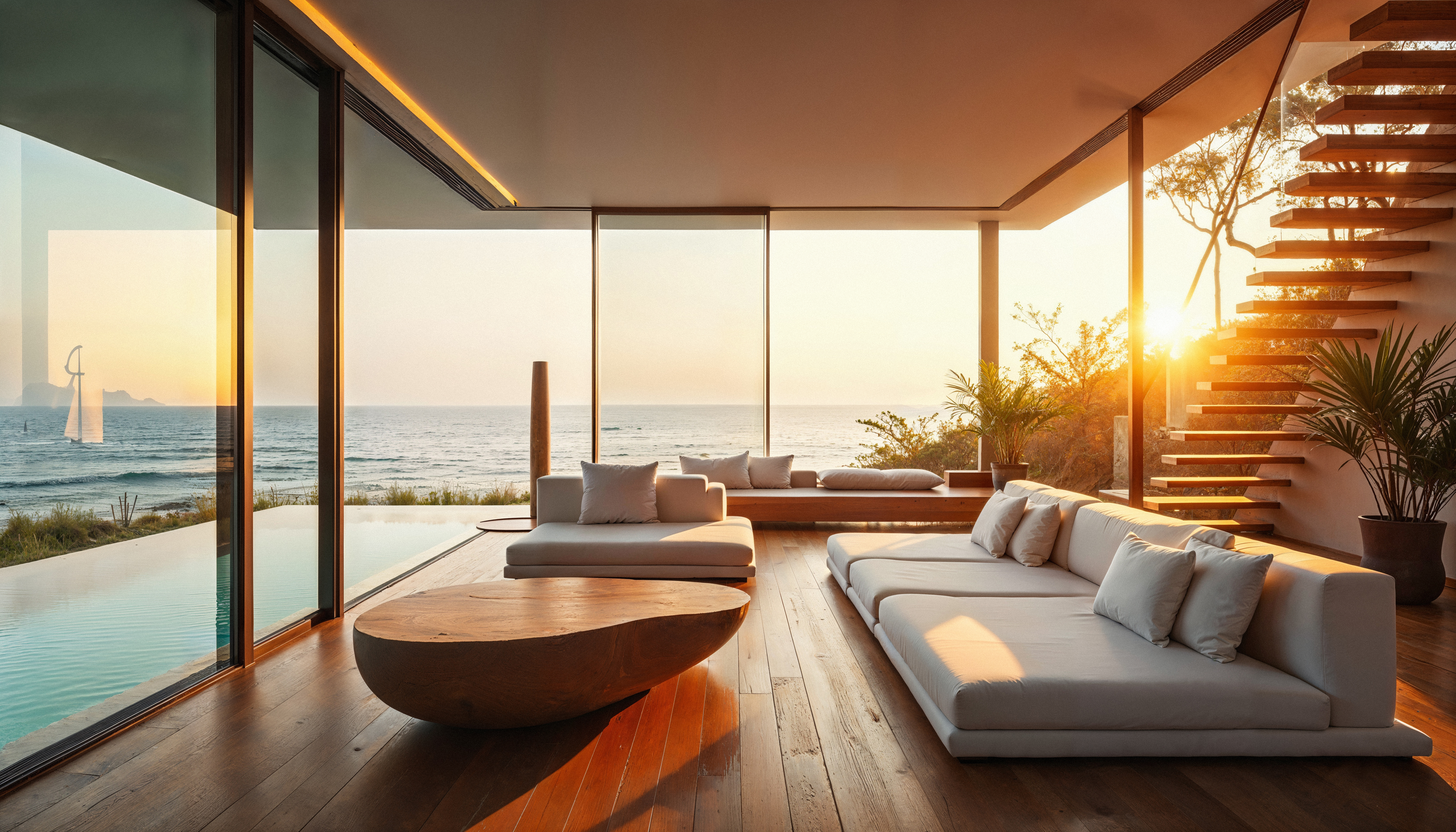 Intérieur lumineux zen